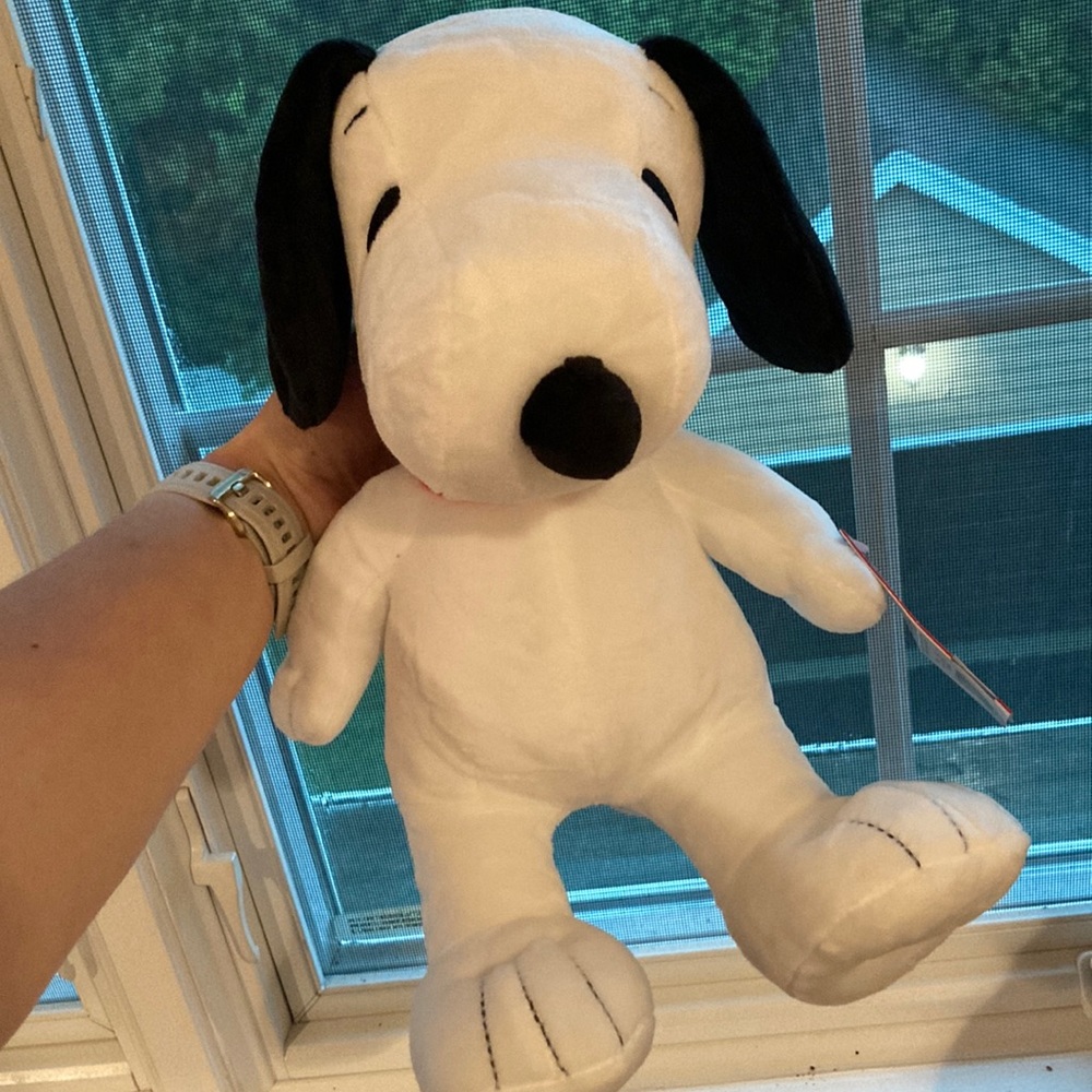 Peanuts Snoopy Plush Toy 10.5 New with Tags RARE Baby Toddler Kids